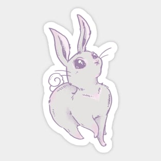 Pondering Bunny Sticker